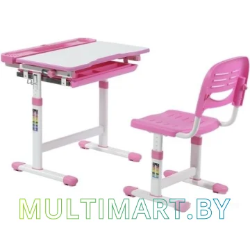 Парта Fun Desk Cantare (розовый)